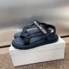 素敵な ディオール ディオリビエラ d-wave ロゴ入り コピー サンダル dec00072 - 画像 (5)