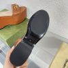 追跡付 グッチ ホースビットレザー コピー プラットフォームサンダル gux65640 - 画像 (6)