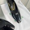 すぐ届 ボッテガヴェネタ マダムブラックパテントレザーデコルテ bob44663 - 画像 (9)