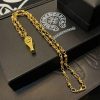 クロムハーツ コピー 22K タイニーCHクロスホイッスル ロングクロスボール チェーン Kuu77538 - 画像 (4)