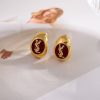 ★日本!!人気！サンローラン YSL フープ ピアス 偽物 ゴールド Sah29495 - 画像 (4)