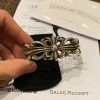 追跡付き 安いクロムハーツ ダブルフローラルクロスカフ レスレット パロディ Kuf50286 - 画像 (4)