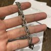 n級 おすすめ クロムハーツ コピー ロゴチェーンブレスレット silver Kut28215 - 画像 (6)