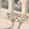 秋冬新作 クロムハーツ ピアス 偽物 CH ダブル ダイス シルバー DOUBLE DICE Kuq79874 - 画像 (2)