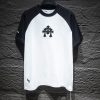おすすめクロムハーツ カラーブロック クロスレザー 半袖Tシャツ 偽物 Kuv16498