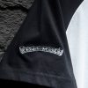 おすすめクロムハーツ カラーブロック クロスレザー 半袖Tシャツ 偽物 Kuv16498 - 画像 (5)