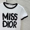 送料無料ミス ディオール コピー グラフィティ コットン リネン ジャージー Tシャツ 3色 det91675 - 画像 (2)