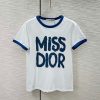 送料無料ミス ディオール コピー グラフィティ コットン リネン ジャージー Tシャツ 3色 det91675 - 画像 (5)