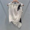 素敵なディオール アシンメトリー タンクトップ  Tシャツ パチモン der68992 - 画像 (5)