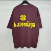 売上総額１位！バレンシアガ n級品 TAPE TYPEロゴ 半袖 Tシャツ baz63564 - 画像 (2)