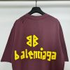 売上総額１位！バレンシアガ n級品 TAPE TYPEロゴ 半袖 Tシャツ baz63564 - 画像 (3)