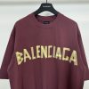 売上総額１位！バレンシアガ n級品 TAPE TYPEロゴ 半袖 Tシャツ baz63564 - 画像 (4)