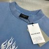 希少バレンシアガ コピー Burning Unity Tシャツ ロゴ 半袖 コットン bat27406 - 画像 (4)