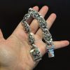 絶対欲しい！クロムハーツ マルチ n級品 ロゴ ブレスレット シルバー Kum04582 - 画像 (5)