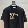 絶対欲しい！ロエベ コットン アナグラム 半袖 Tシャツ loc41817 - 画像 (2)