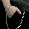 世界中で大人気♪ クロムハーツ クラシックチェーン ブレスレット フェイク Kui34892 - 画像 (7)