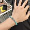 十クロムハーツ十【CHクロス×グリーントルマリン N級品】◆ﾌﾞﾚｽﾚｯﾄ Kue48195