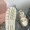 夏の必需品☆ミュウミュウ☆プラットフォームサンダル 偽物 2色 myh71604 - 画像 (9)