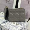 完売必至ディオール フェイク カロ CARO ダリア 2つ折り財布 カナージュ deq41125 - 画像 (2)