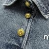 最安値挑戦 ミュウミュウ デニム n級品 ブルゾンジャケット myr03555 - 画像 (6)