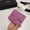 【新色♡】シャネル コピー 三つ折りフラップウォレット パープル 4色 shk15984 - 画像 (6)