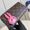 限定 うさぎ♪ルイヴィトン ジッピーウォレット モノグラム 長財布 偽物 M83689