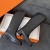 ☆超人気☆【セレブ愛用】エルメス ホースブーツ コピー商品 ブラック erg17653 - 画像 (7)