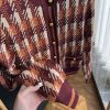 プラダ  偽物 Checked wool cardigan チェック カーディガン pus15061 - 画像 (4)