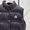 【新作2024AW】モンクレール Badiaダウンベスト 偽物　ロゴ ブラック mog55256 - 画像 (4)