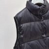 【新作2024AW】モンクレール Badiaダウンベスト 偽物　ロゴ ブラック mog55256 - 画像 (5)