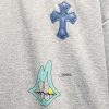 超希少★レア！【クロムハーツ】マルチカラー クロス パーカー 偽物 Kus22821 - 画像 (8)