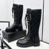 最安値挑戦シャネル スーパーコピー ロゴ コンバットブーツ shp67163 - 画像 (3)