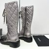 希少シャネル ロゴ コンバットブーツ スーパーコピー shk93315 - 画像 (5)