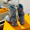 ブティック♪ルイヴィトン ウエストサイド ライン アンクルブーツ コピー vun31922 - 画像 (3)