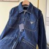 新作【プラダ】軽量デニムジップジャケット 偽物 GEB25514PW - 画像 (5)
