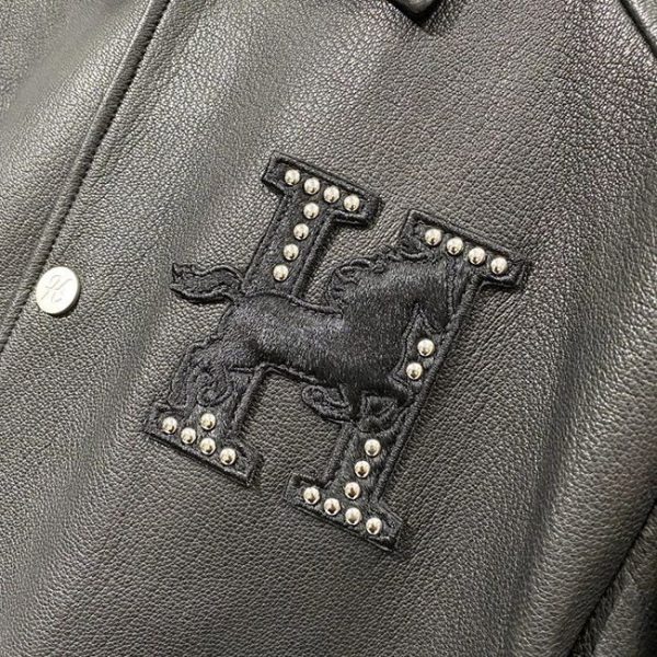 《大人気》エルメス サドルプリントレザーフロント パチモン ジャケット erz48145 - 画像 (7)