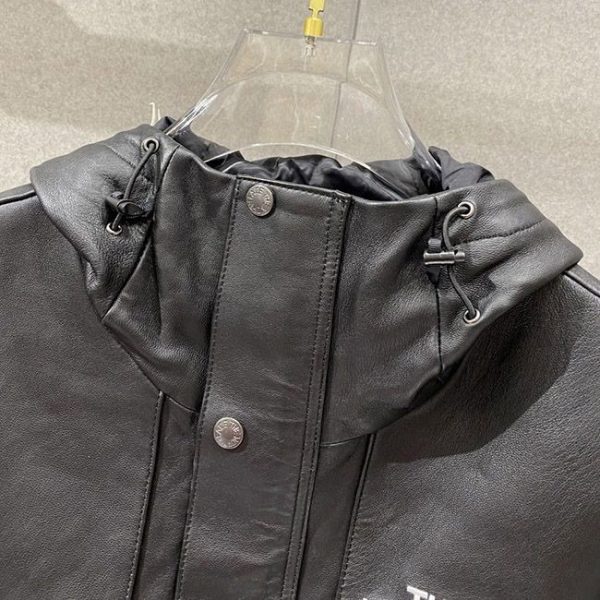 使い勝手良し シュプリーム ノースフェイス コラボ n級品 レザーマウンテンパーカー Shm49115 - 画像 (5)