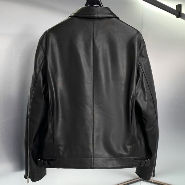 希少 エルメス ストレートカット コピー レザージャケット ery35483 - 画像 (2)