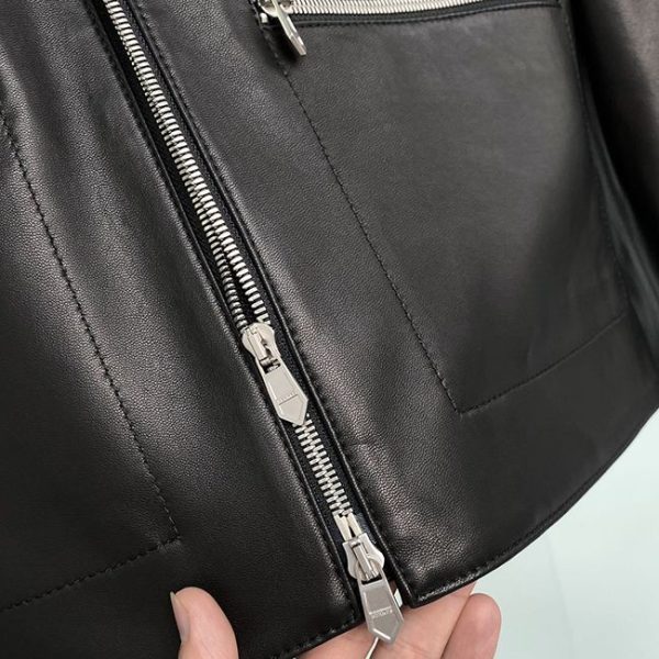 希少 エルメス ストレートカット コピー レザージャケット ery35483 - 画像 (7)