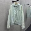 ★日本!!人気！ミュウミュウ コピー シャンブレーブルゾン デニム ジップ ボンバージャケット myo54347 - 画像 (5)