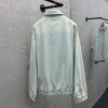 ★日本!!人気！ミュウミュウ コピー シャンブレーブルゾン デニム ジップ ボンバージャケット myo54347 - 画像 (6)