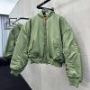 バレンシアガ Bomber フード ジャケット 偽物 ナイロン ボンバー ロゴ bam96677 - 画像 (4)