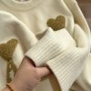 ★アミ パリス★ビックハートロゴ ウール ニットカーディガン 偽物★ amj42877 - 画像 (7)